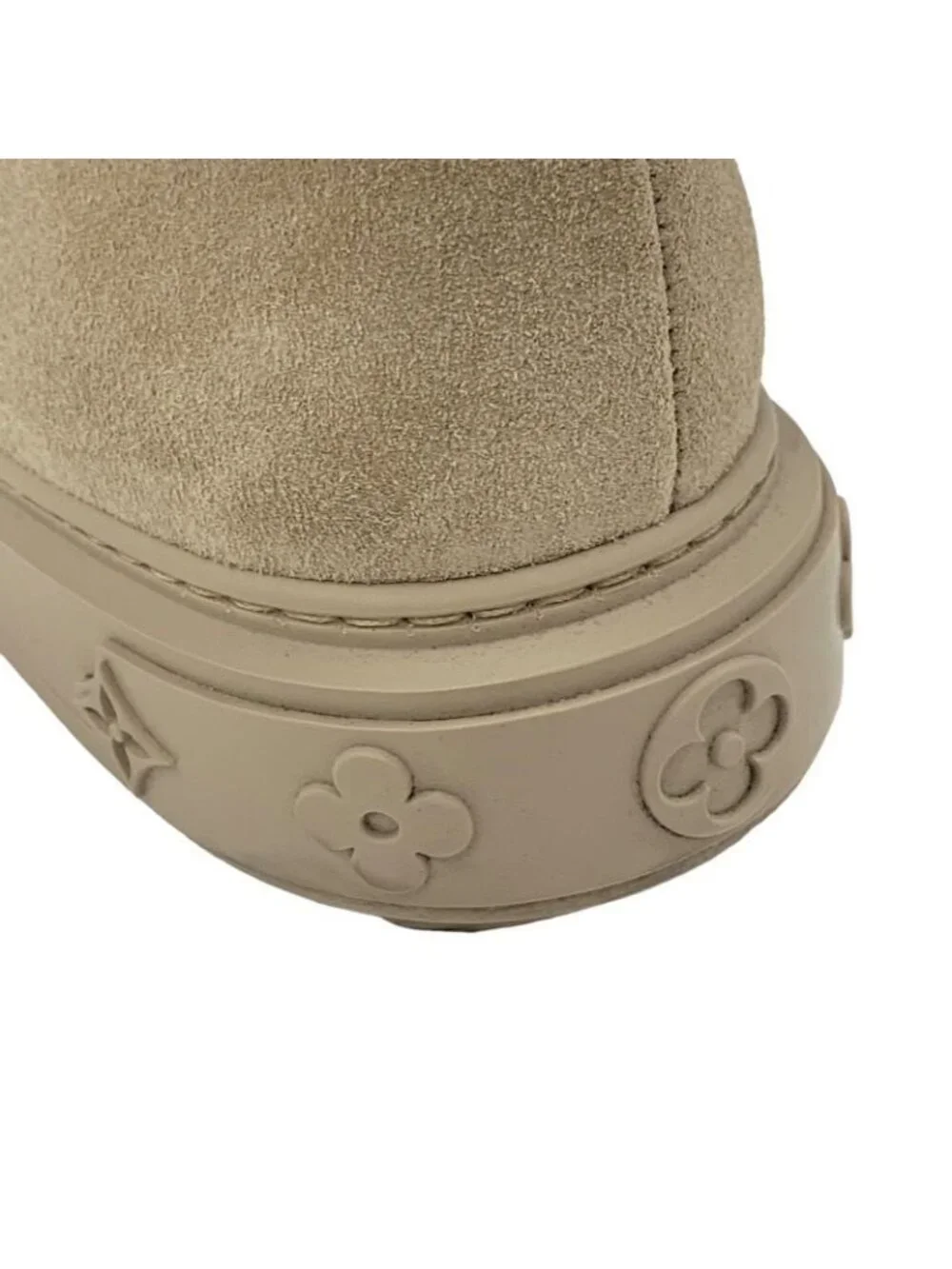 Louis Vuitton Snowdrop Line Monogram Boots Short Mouton Folded - Picture 9 of 10